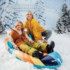 FUNBOY Winter Fun Inflatable Snow Sled, Two Pack, Rocket Groovy