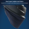 Welding Helmet Neck Protector Bib, Flame Retardant Dual Layer Heat