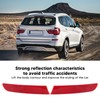 1 Pair Rear Bumper Reflector 63257352210 Smooth Surface Fit For