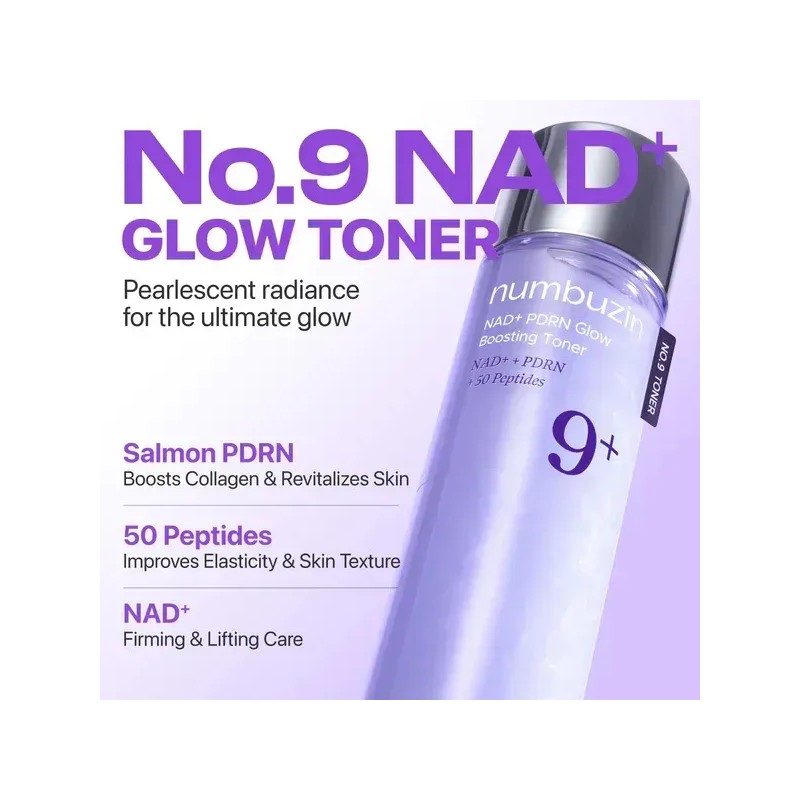 Tónico Glow Boosting Pdrn No 9 Numbuzin 150 Ml Todo