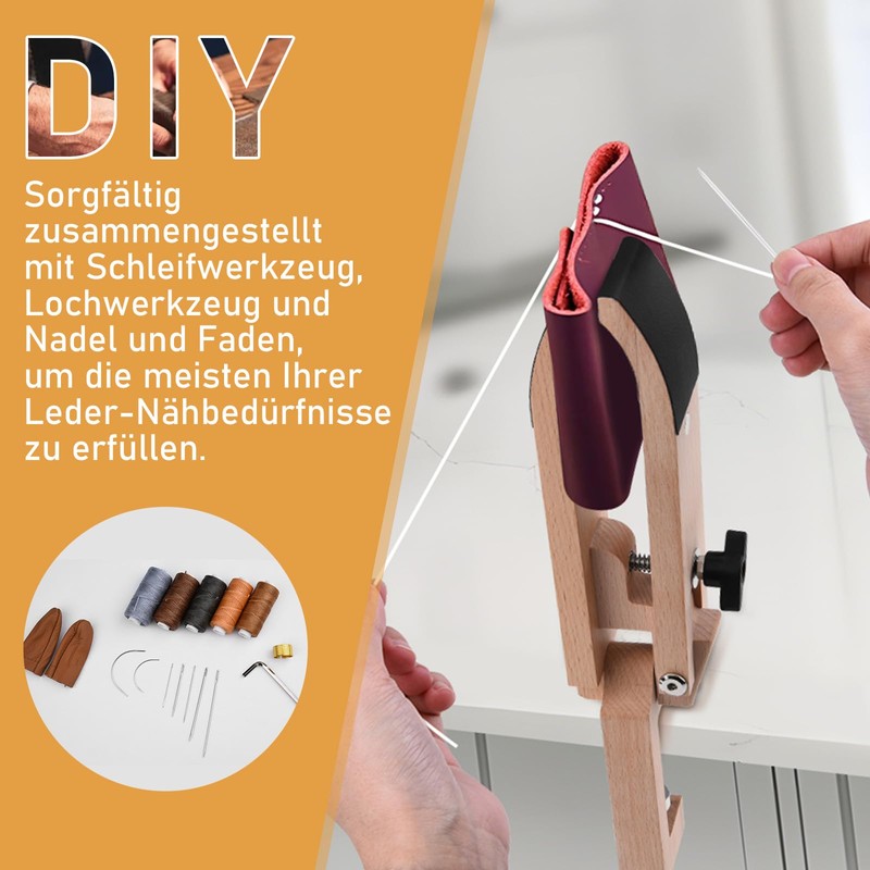 Leather Tool Pony, Leather Sewing Machine Pony Set Including Leather