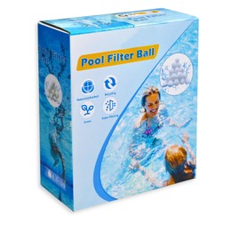 SXEIAV 4.6 lbs Pool Filter Ball for Sand Filter Pump for Above Ground Pool, Pool Filter Media Balls Instead of Sand, Reusable Eco-Friendly Fiber Filter Media Ball (Equals 150 lbs Pool Filter Sand)