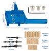 Drilling Template with Adjustable, Woodworking Doweling Jig Kit, Drill Hole