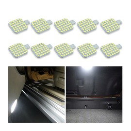 AUCELI T10 921 922 912 194 RV LED Bulbs, 10 PCS Super Bright Interior LED Light Replacement, 36-SMD 2835 White Light Bulbs, Ceiling Dome Indoor Light for 12V RV Camper Trailer Motorhome Boat