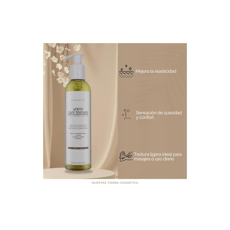 Aceite Corporal Café Tostado Cacao Y Centella 250ml Spa