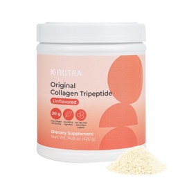 K-Nutra Original Collagen Tripeptide | 420g (14.8oz) | 100% Pure Freshwater Collagen Powder | 200X Absorption GPH | Helps Support Skin, Hair & Nail Health
