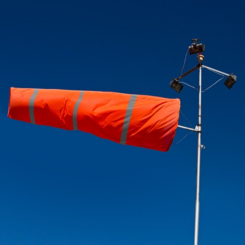 Anley 40-Inch Windsock - Rip-Stop Polyester Wind Direction Measurement Sock