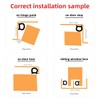 Weather Stripping Seal Strip for Doors/Windows, Self-Adhesive Backing Seals Large