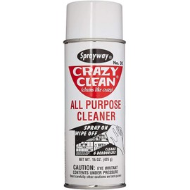 Sprayway SW030 Crazy Clean All Purpose Cleaner, 15 oz