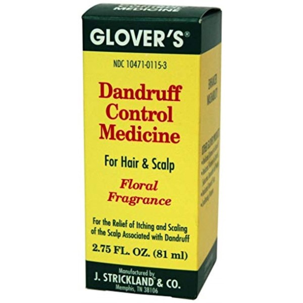 Glover's Dandruff Control Medicine Floral Fragrance, 2.75 Ounce
