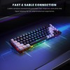 GEODMAER GEODMAER 65% Wireless Gaming Keyboard, Rechargeable Backlit Gaming Keyboard,