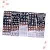 Healvian Floral Nail Art Stamping Plates 5pcs Nail Art Stencil