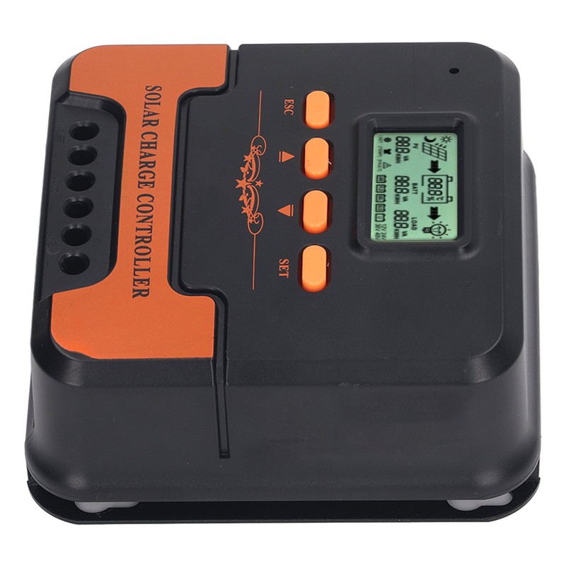Solar Charge Controller 12V 24V MPPT LCD Display 5V 3A