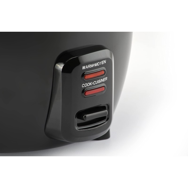 Toastmaster 10-Cup Electric Rice Cooker (5 cups uncooked), Black, TM-101RCCN