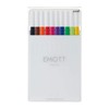 Emott Fineliner Pen Set #1, 10-Colors, Assorted