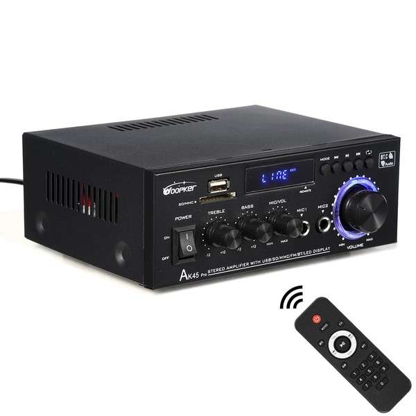 Bluetooth 5.0 HiFi Stereo Amplifier Max 410W Power Amplifier Mini