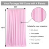 20ft x 10ft Wrinkle Free Pink Backdrop Curtains for Parties,