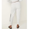 Victoria's Secret Women's Pink Logo Fleece Jogger Sweatpants, Grey, XS