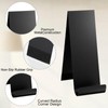 Afcabakila 4 Pack Black Metal Brochure Holder, 8.9" Vertical Display