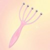 (Color Pink) Manual Rolling Scalp Massage Scalp Gua Sha Head Massager Healing / (색상 핑크)수동식 롤링 두피 마사지 두피괄사 머리 안마기 힐링
