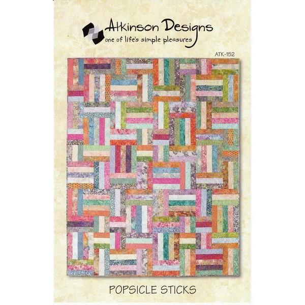 Atkinson Popsicle Stick Jelly Roll Quilt pattern