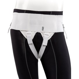 Bell-Horn Deluxe Woven Double Hernia Support Belt, X-Large (Waist: 42" - 44")