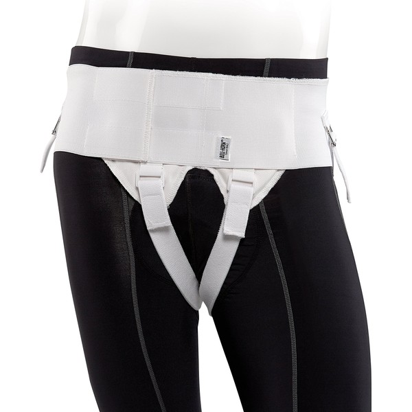 Bell-Horn Deluxe Woven Double Hernia Support Belt, X-Large (Waist: 42"