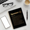 PUVOXHO Sponsor Definition 160 Blank Pages Spiral Notebook, New Chapter