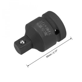 sourcing map 3/4" Drive (Female) x 1/2" (Male) Impact Socket Reducer for Use with Air Impact Drivers, Breaker Bars, Ratchets, CR-MO Steel