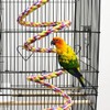 2 Pack 1/2-Inch by 63-Inch Rope Bungee Bird Toy Parrot