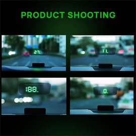 KUOWEIHUD Heads up Display for Cars,Car HUD,Head up Display for Car,Digital GPS HUD Speedometer,USB Cable Plug and Play,Automatic Brightness Adjustment,Large Font Display