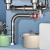 QruiLanTu Sink Trap 1 1/2'' P-Trap Replacement Upgrade Visible Sink