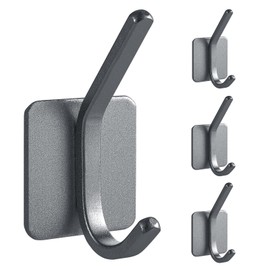 Paoli Heavy Duty Self Adhesive Hooks - Sturdy self Adhesive Hooks for Home, School and Office Easy to fit and Remove,with a Maximum Load Capacity of 30lb (4 PC).