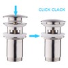Keymark Universal Drain Fitting with Overflow Brushed Nickel - Keymark