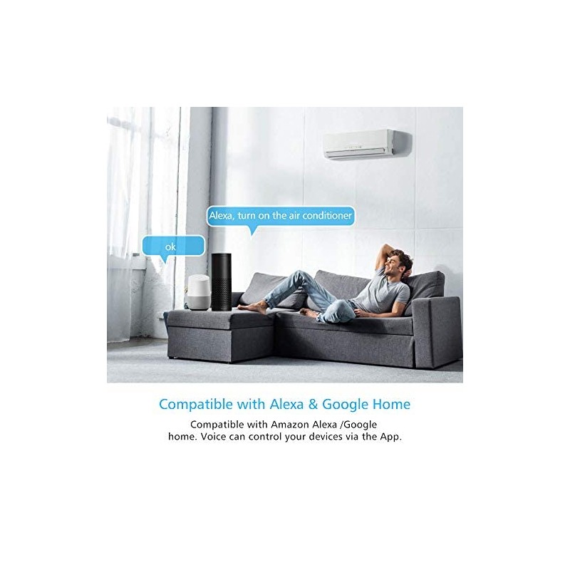 Smart Single-Phase Meter 60A 90-250V, Tuya Smart WiFi 35mm DIN-Rail