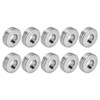 10Pcs Welder Wire Feed Roller 1.0‑1.2mm Groove Feeding Guide Wheel