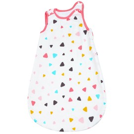 MooMoo Baby Summer Sleep Sack Muslin Wearable Blanket with 2-Way Zipper Swaddle Transition Sleeping Bag Sleeveless