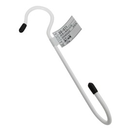 Waki Sangyo SS-071 Color S Can Cross Hook Hanging White Diameter 1.3 x 1.6 x 7.9 inches (33 x 40 x 200 mm)