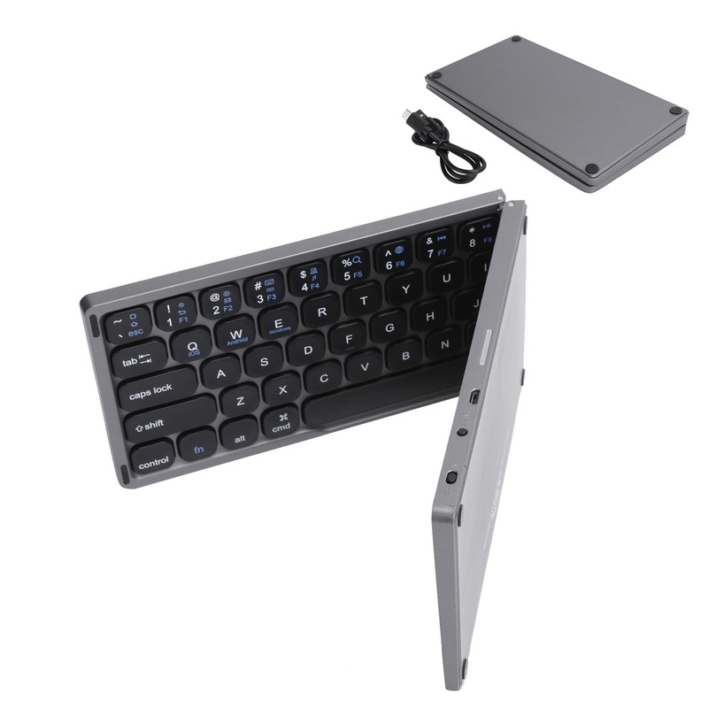 Folding Bluetooth Keyboard Wireless Ultrathin for IOS Android Windows Computer