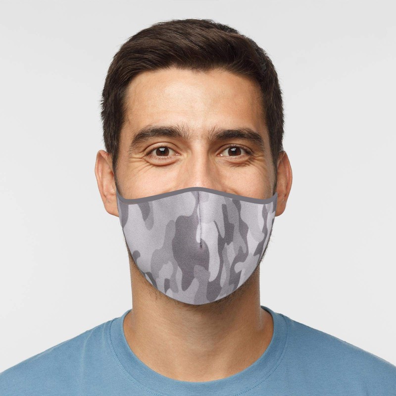Triple Layer Ergo Curved Face Masks - Washable and Reusable