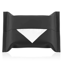 Tissue Case, Car Sun Visor, Hanging, For Cars, Tissue Cover, Tissue Box, For Cars, Stylish, Tissue Holder (Black)