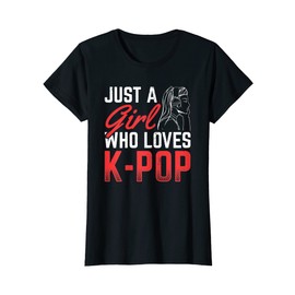 Just Girl Who Loves K-Pop Korean Drama Kpop T-Shirt