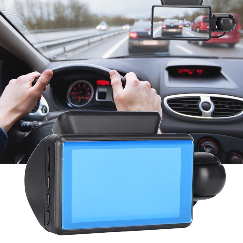 Driving Recorder IPS HD 1080P 3‑Inch Detachable Rotatable Lens Car