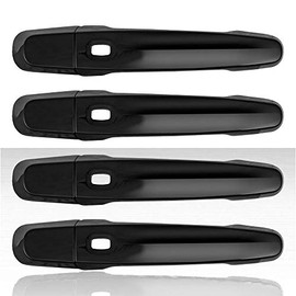 Elite Auto Chrome Black Door Handle Covers w/Smart Key for 14-19 Impala LS/LT/LTZ