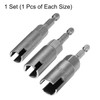 HARFINGTON 3pcs Hex Nut Driver Drill Bit Set 10mm 12mm
