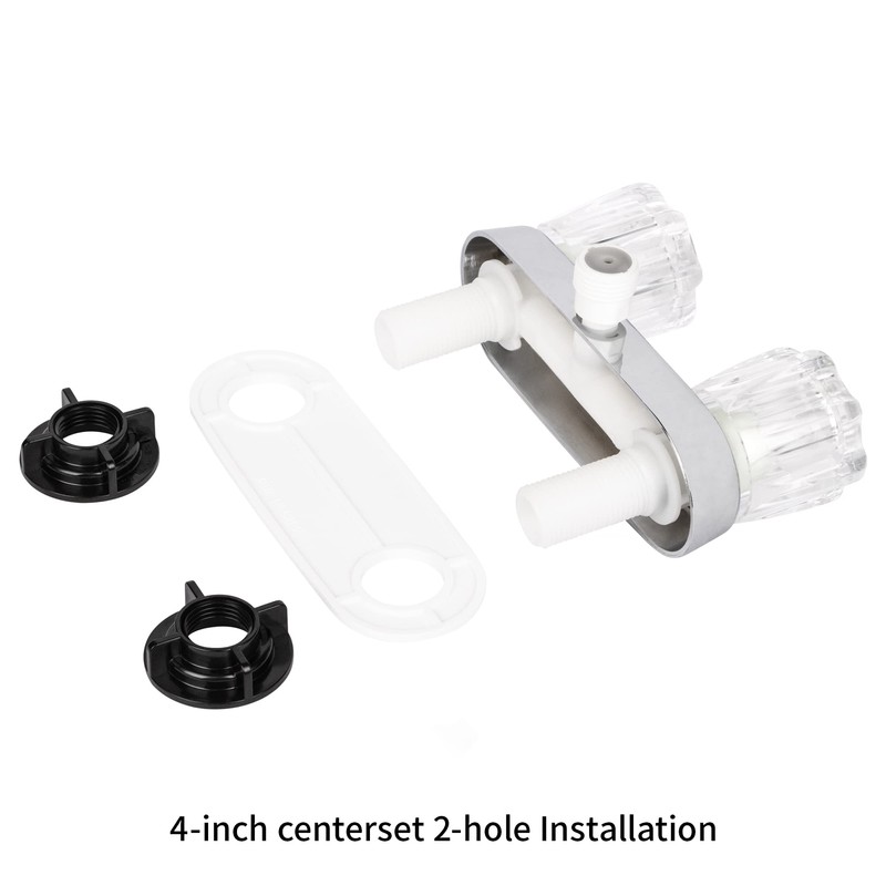 RV Faucet - 4' Shower Valve Diverter Assembly Kit, Replacement