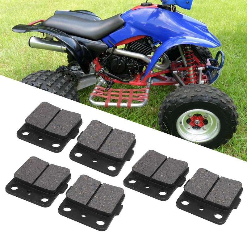 6PCS Front Rear Brake Pads 06435 HA5 671 High Strength