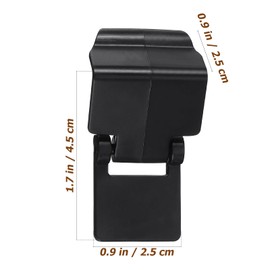 TEHAUX 6pcs Terrarium Cover Clip, Aquarium Lid Clips Reptile Screen Clamp Terrarium Lock Enclosure Fish Aquarium Screen Top Pet Tank Latch