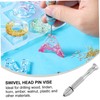 COHEALI 3pcs Hand Drill Pin Vise Tool with Slip Handle