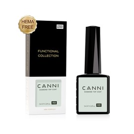 CANNI Top Coat Gel Nail Polish, 1Pcs Gel Top Coat Color Nail Polish Gel High Gloss Soak Off U V Gel Nail French Nail Manicure Salon DIY